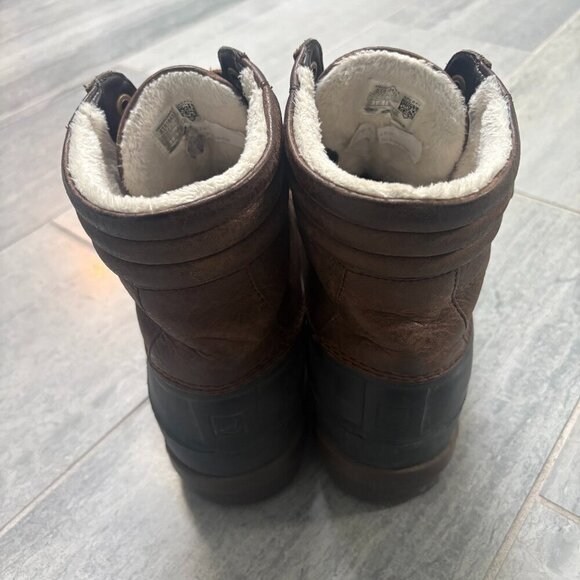 Sperry Waterproof Lined Leather Duck Boots Brown 9.5 main image 10